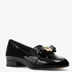 Michael Kors Shiny Black Loafers